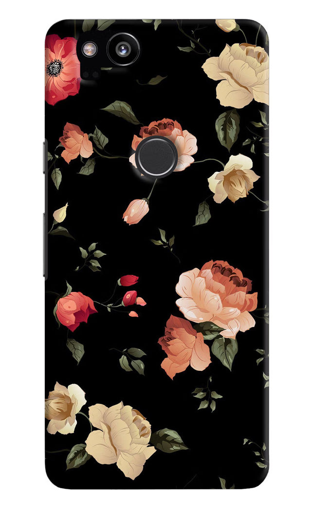 Flowers Google Pixel 2 Hard Case Back Cover by Casekaro