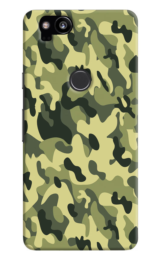 Camouflage Google Pixel 2 Hard Case Back Cover by Casekaro