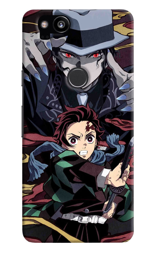 Demon Slayer Google Pixel 2 Hard Case Back Cover by Casekaro