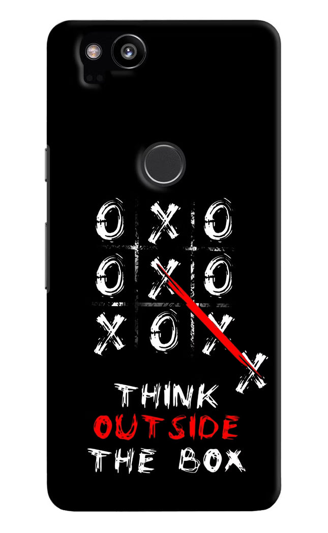 Think out of the BOX Google Pixel 2 Hard Case Back Cover by Casekaro