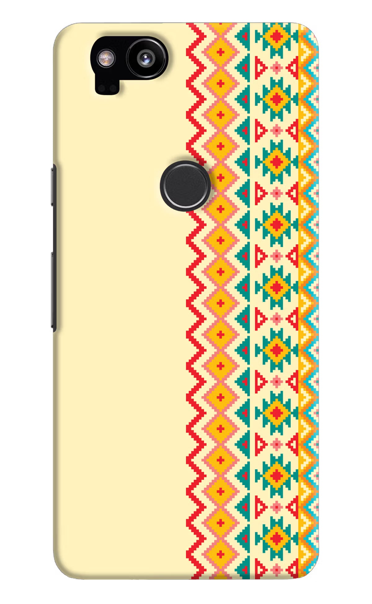 Ethnic Seamless Google Pixel 2 Hard Case Back Cover by Casekaro
