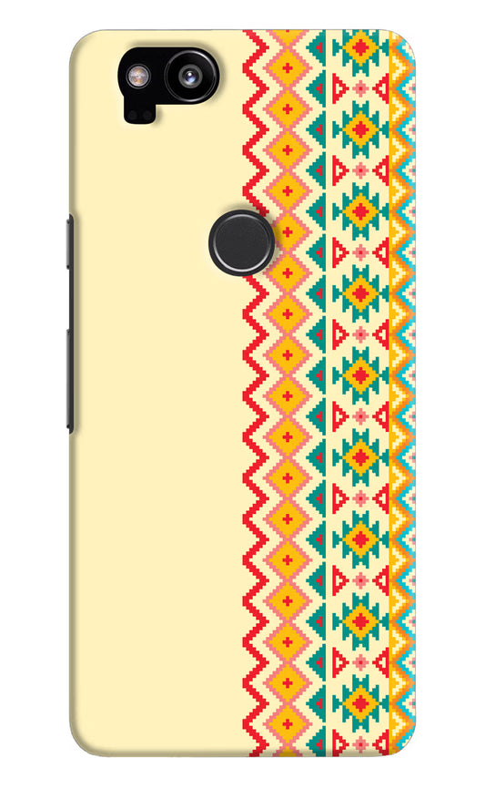 Ethnic Seamless Google Pixel 2 Hard Case Back Cover by Casekaro