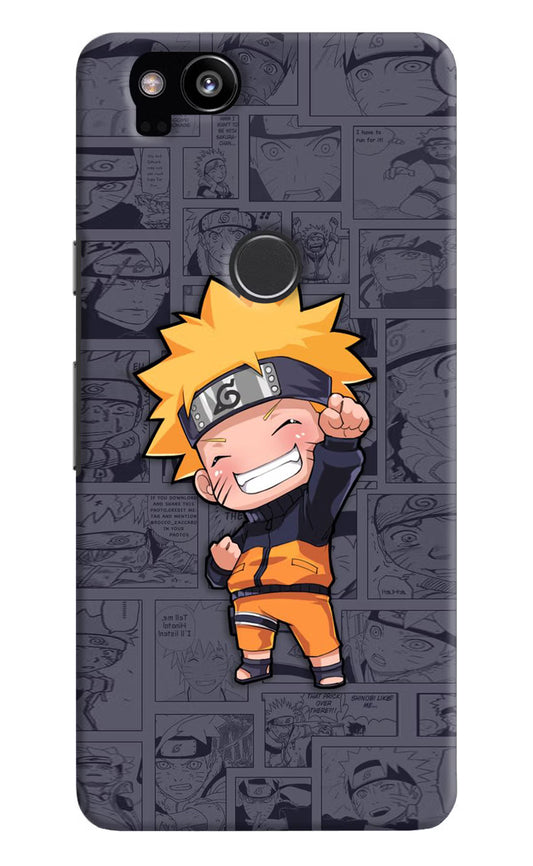 Chota Naruto Google Pixel 2 Hard Case Back Cover by Casekaro