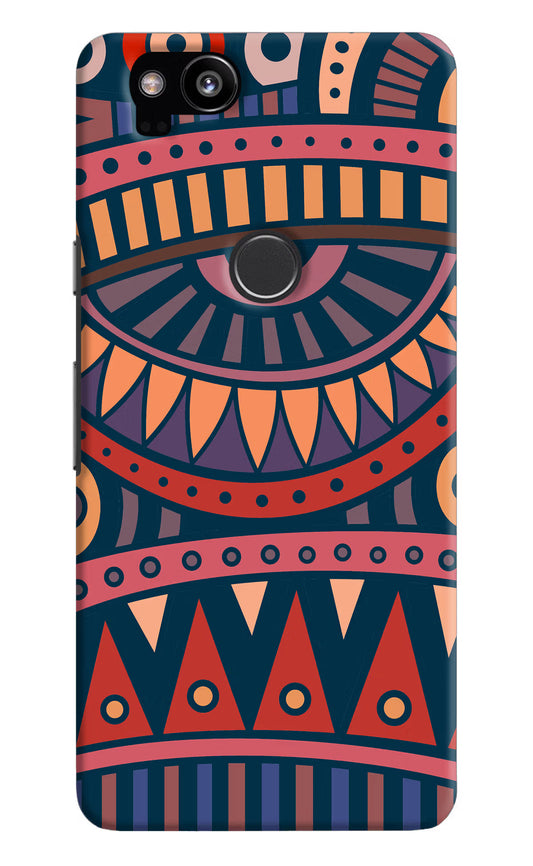 African Culture Design Google Pixel 2 Hard Case Back Cover by Casekaro