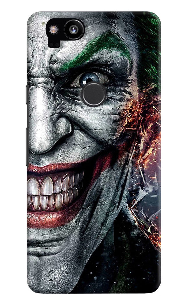 Joker Cam Google Pixel 2 Hard Case Back Cover by Casekaro