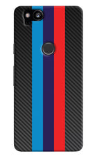 BMW Stripes Pattern Google Pixel 2 Hard Case Back Cover by Casekaro