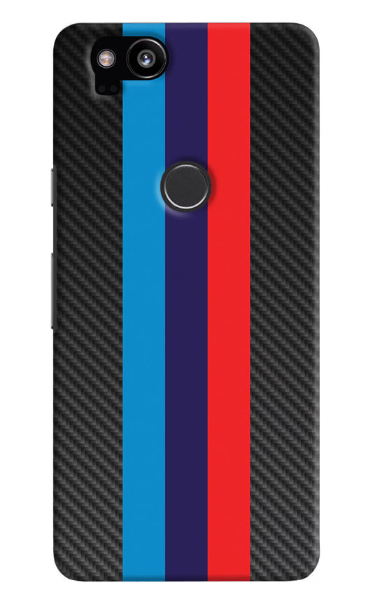 BMW Stripes Pattern Google Pixel 2 Hard Case Back Cover by Casekaro
