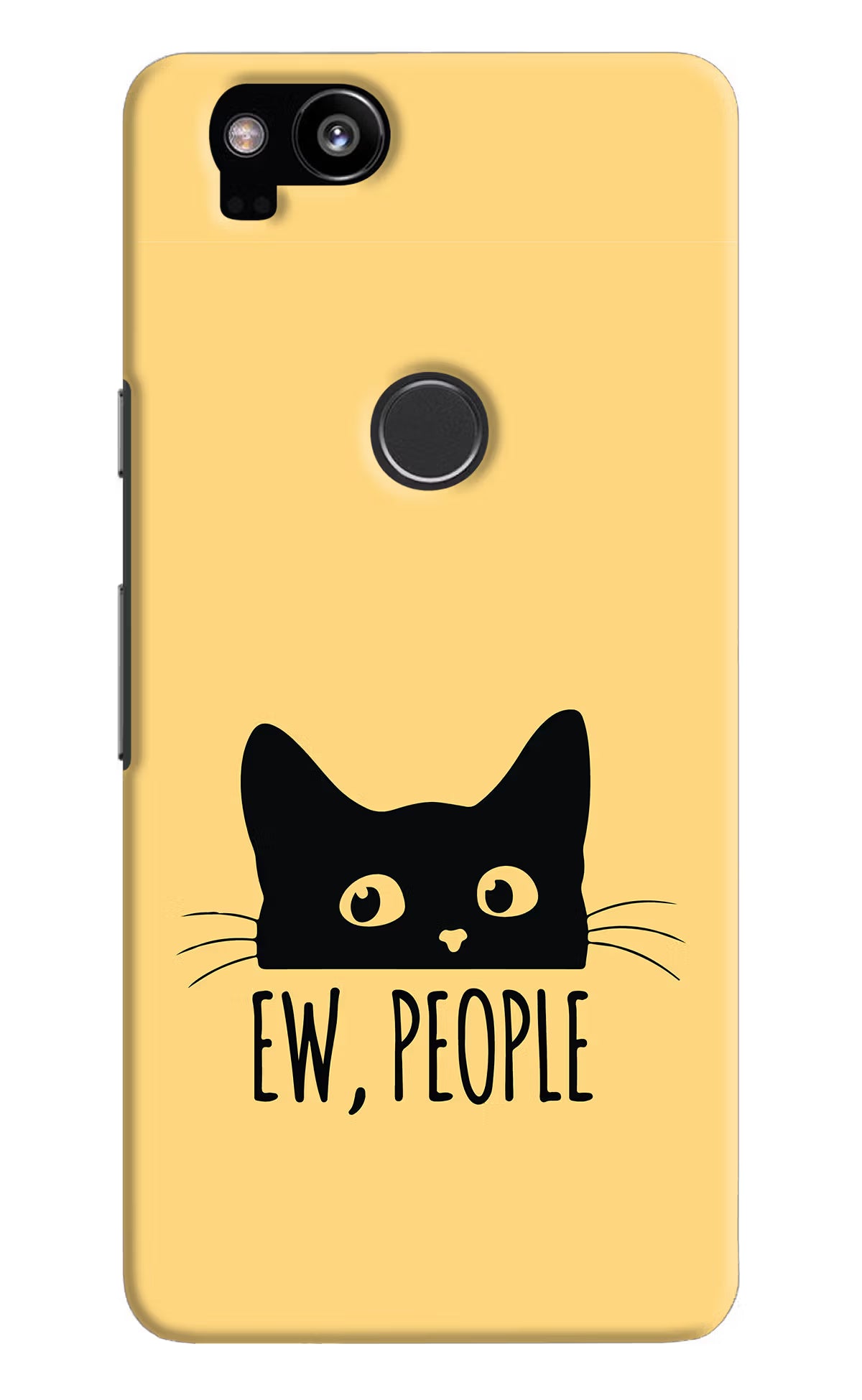 Ew People Catitude Google Pixel 2 Hard Case Back Cover by Casekaro