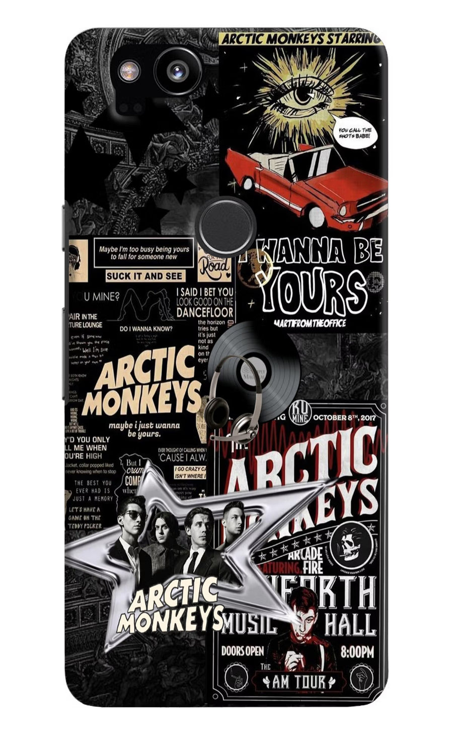Arctic Monkeys Google Pixel 2 Back Cover, Hard case