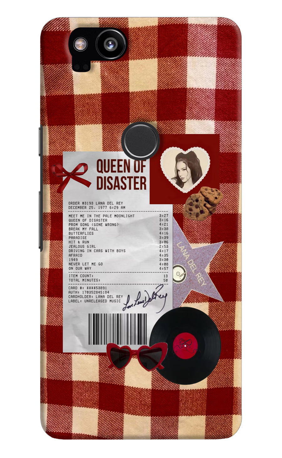 Queen of Disaster Google Pixel 2 Back Cover, Hard case