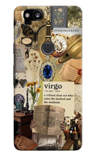 Virgo Zodiac Google Pixel 2 Hard Case Back Cover by Casekaro