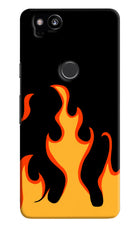 Fired Up – Black Google Pixel 2 Hard Case Back Cover by Casekaro