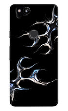 Chrome Tribal Google Pixel 2 Hard Case Back Cover by Casekaro
