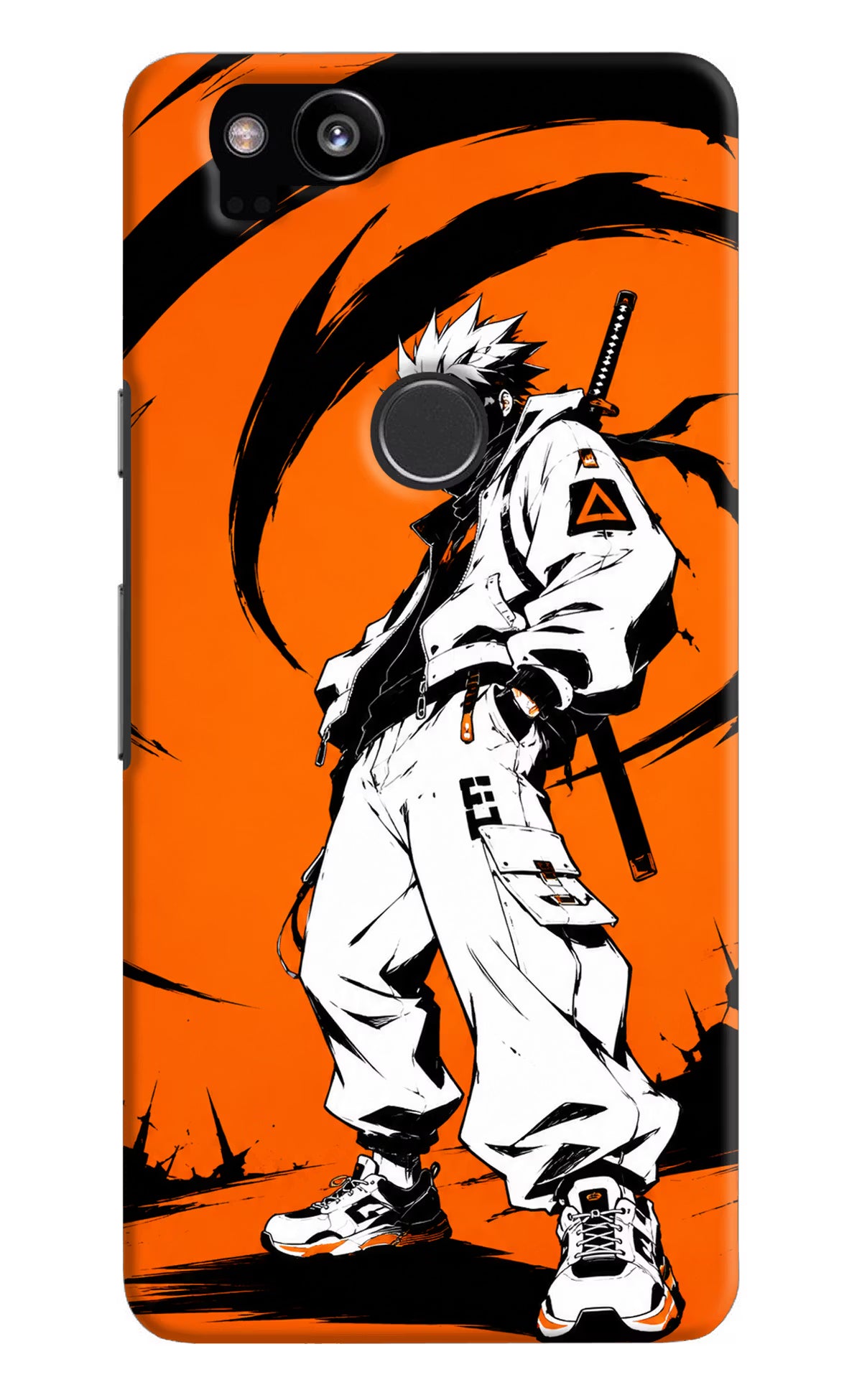Street Samurai  Google Pixel 2 Hard Case Back Cover by Casekaro