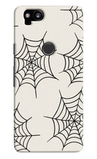 Spider Web Google Pixel 2 Hard Case Back Cover by Casekaro