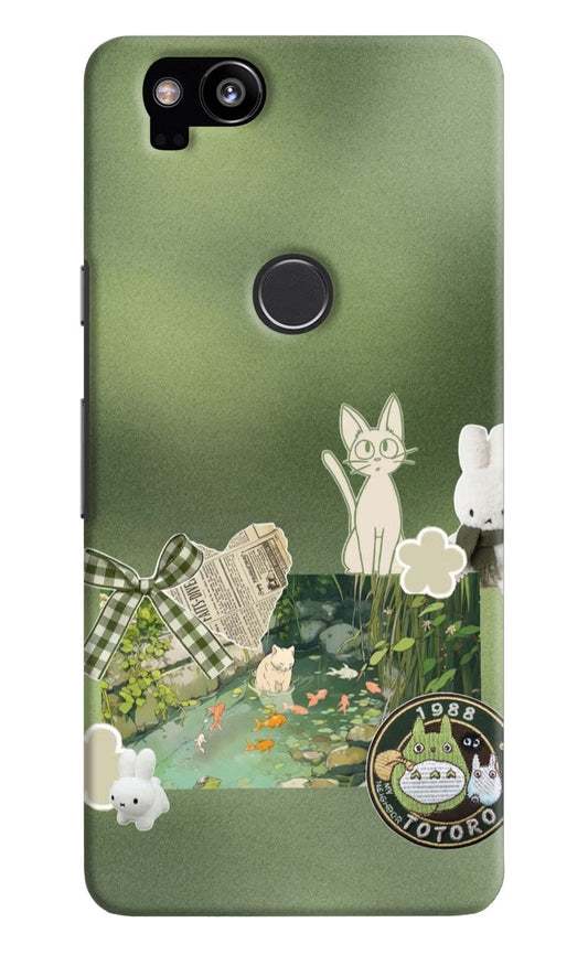 Aesthetic anime Google Pixel 2 Back Cover
