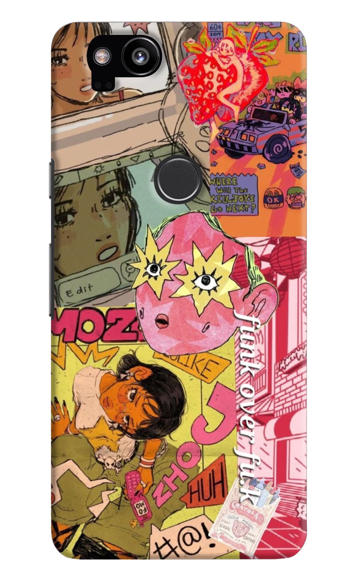 Funkover Google Pixel 2 Back Cover