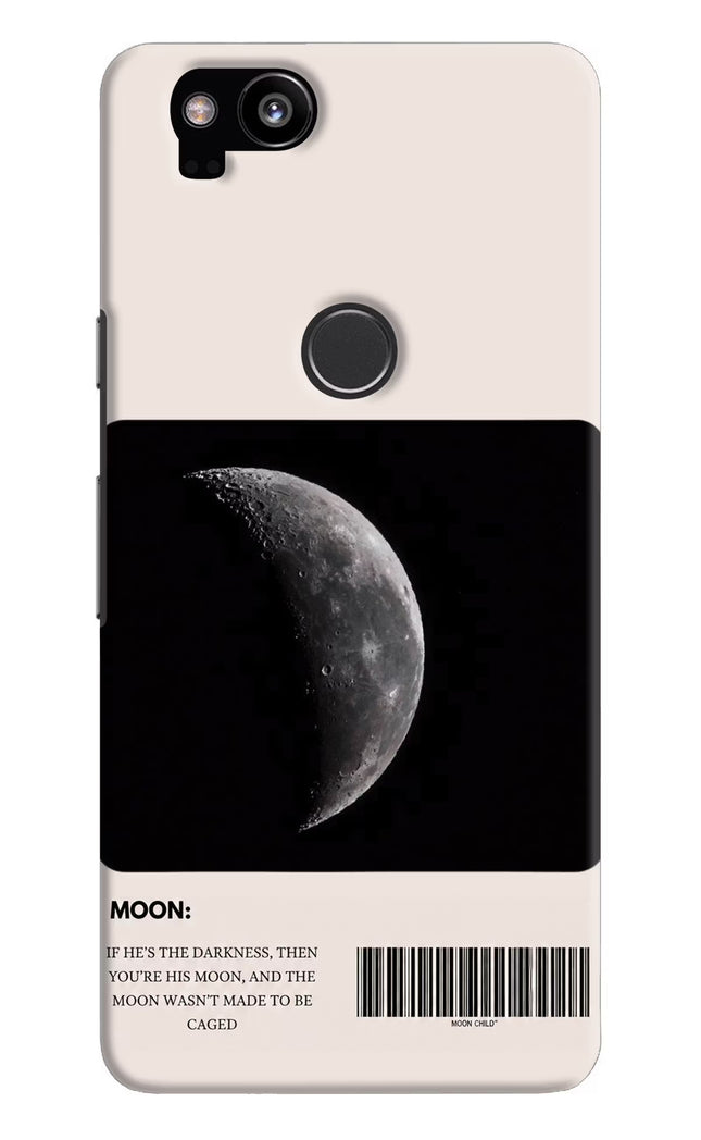 Moon Phase Google Pixel 2 Hard Case Back Cover by Casekaro