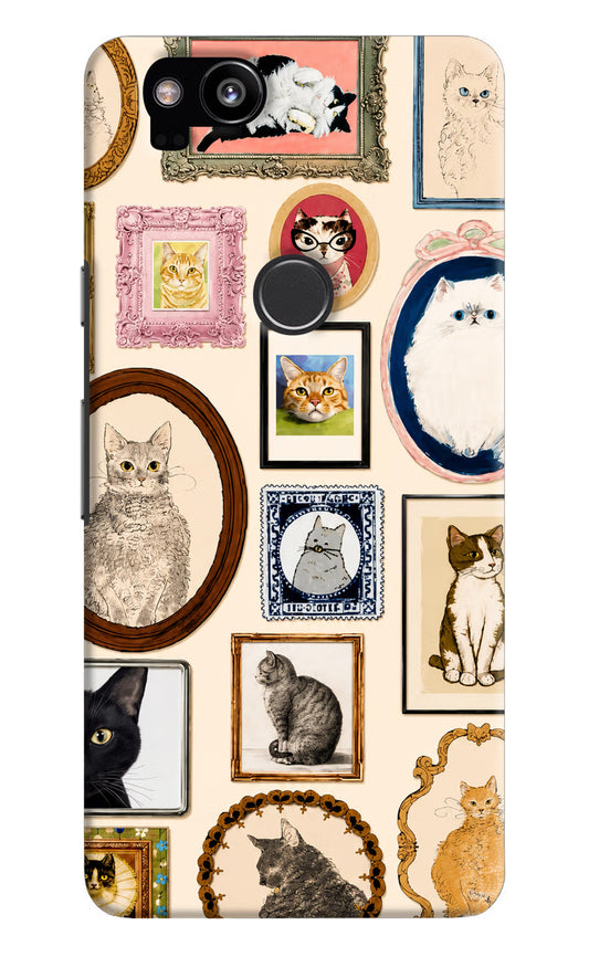 Mirror Cats Google Pixel 2 Hard Case Back Cover by Casekaro