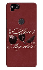 Velvet Cherry Google Pixel 2 Hard Case Back Cover by Casekaro