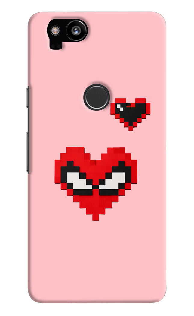 Gwen Heart Google Pixel 2 Hard Case Back Cover by Casekaro