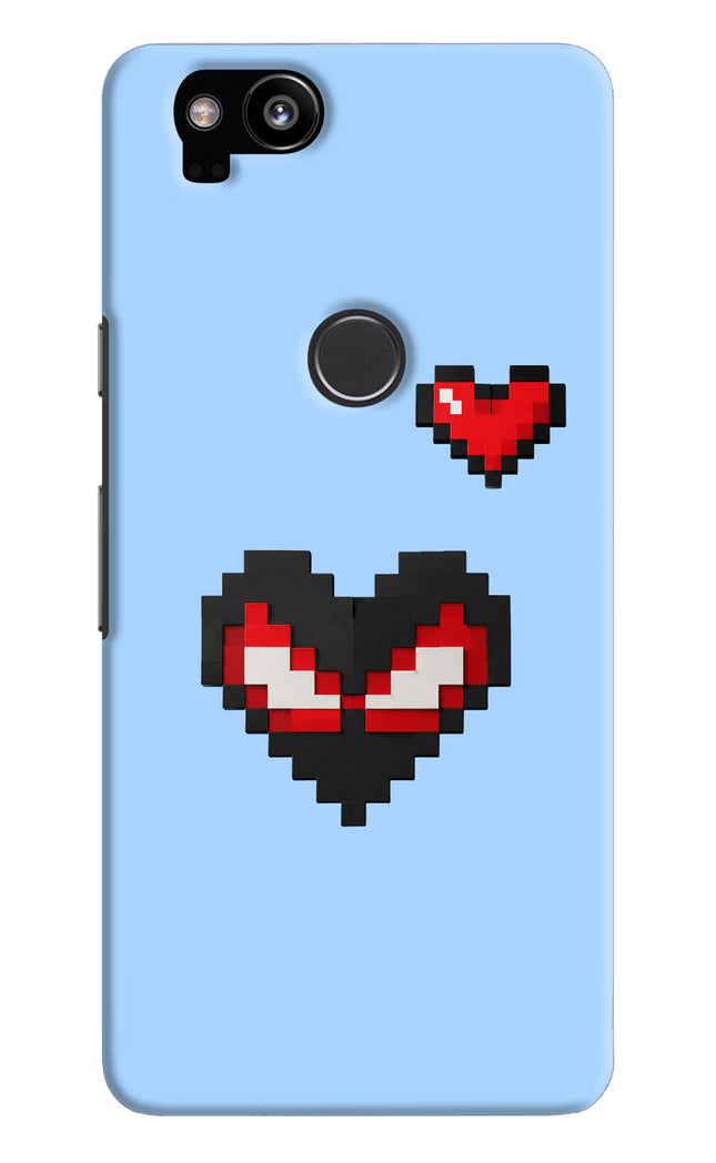 Peter Heart Google Pixel 2 Hard Case Back Cover by Casekaro