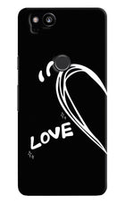 Love Line Google Pixel 2 Hard Case Back Cover by Casekaro