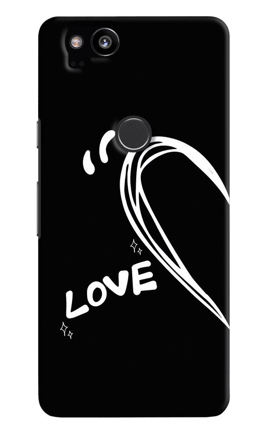 Love Line Google Pixel 2 Hard Case Back Cover by Casekaro