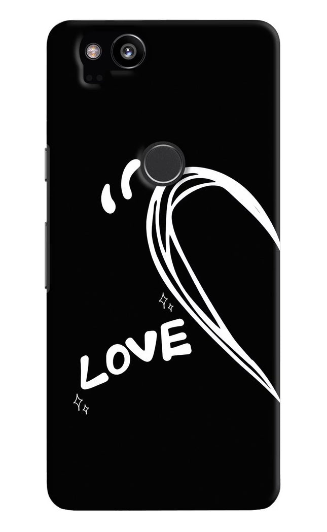 Love Line Google Pixel 2 Hard Case Back Cover by Casekaro