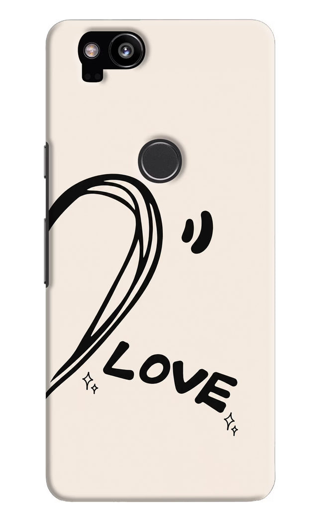 Soul Line Google Pixel 2 Hard Case Back Cover by Casekaro