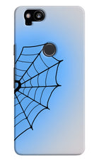 Blue Web Google Pixel 2 Hard Case Back Cover by Casekaro