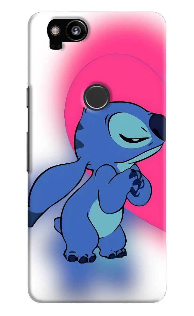 Stitch Hug Google Pixel 2 Hard Case Back Cover by Casekaro