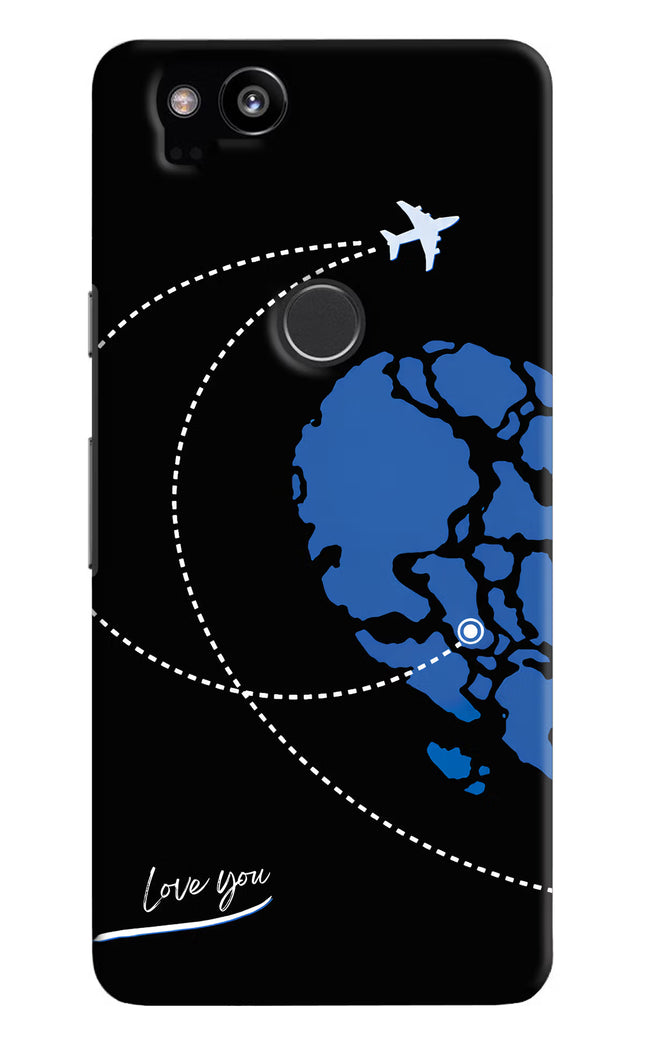 Love Orbit Google Pixel 2 Hard Case Back Cover by Casekaro