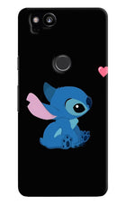 Stitch Crush Google Pixel 2 Hard Case Back Cover by Casekaro