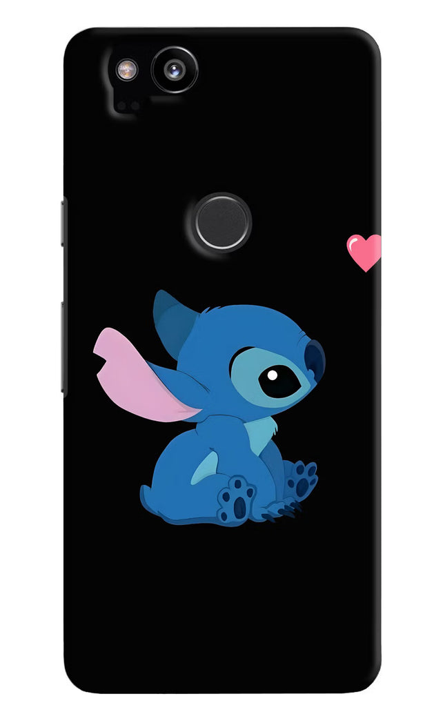 Stitch Crush Google Pixel 2 Hard Case Back Cover by Casekaro