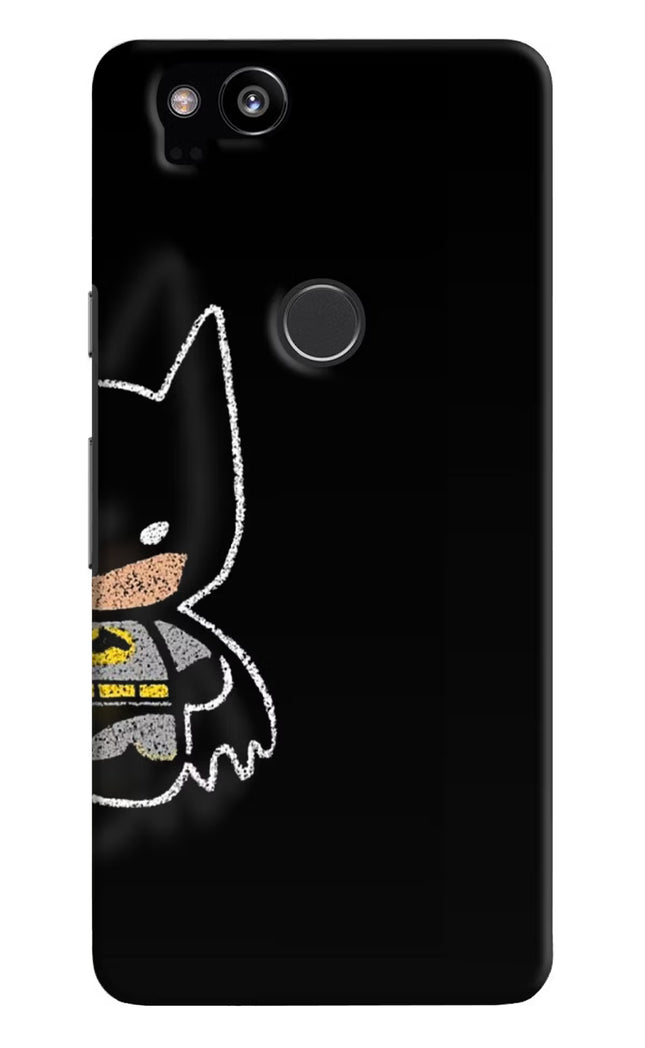 Bat Kitty Google Pixel 2 Hard Case Back Cover by Casekaro