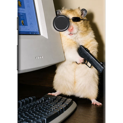 Hacker Hamster Google Pixel 2 Hard Case Back Cover by Casekaro