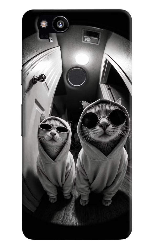 Hood Cats Google Pixel 2 Hard Case Back Cover by Casekaro
