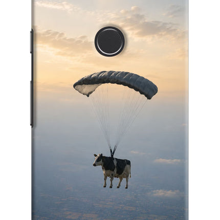 Skydiving Cow Google Pixel 2 Hard Case Back Cover by Casekaro