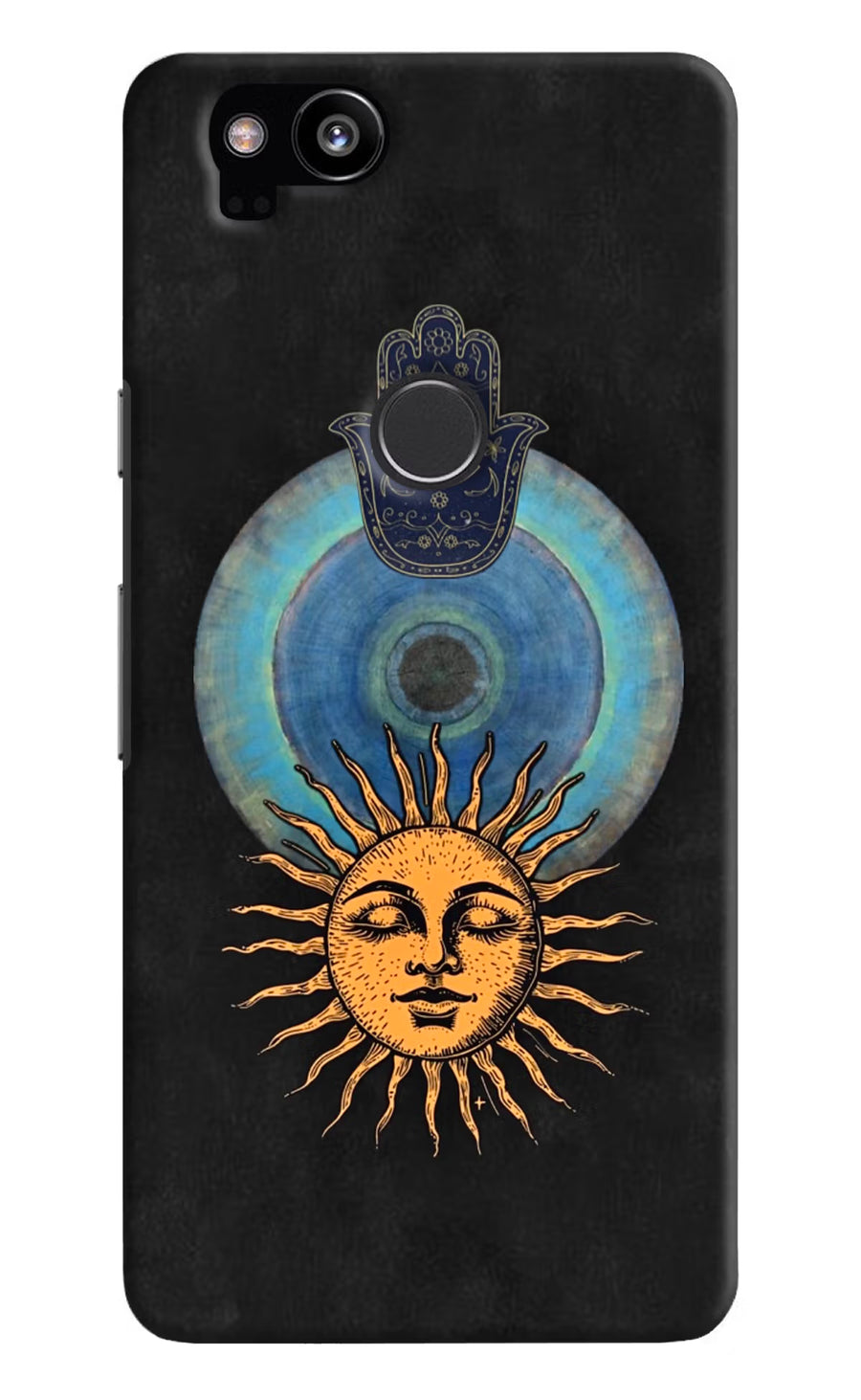 Divine Sun Google Pixel 2 Back Cover, Hard case