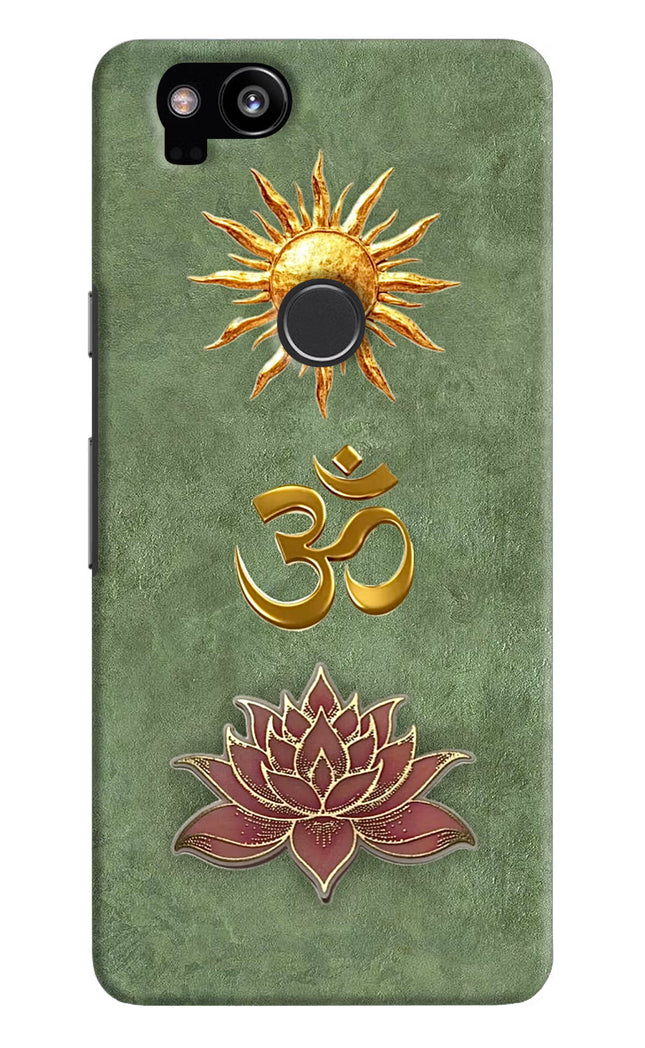Om & Lotus Google Pixel 2 Back Cover