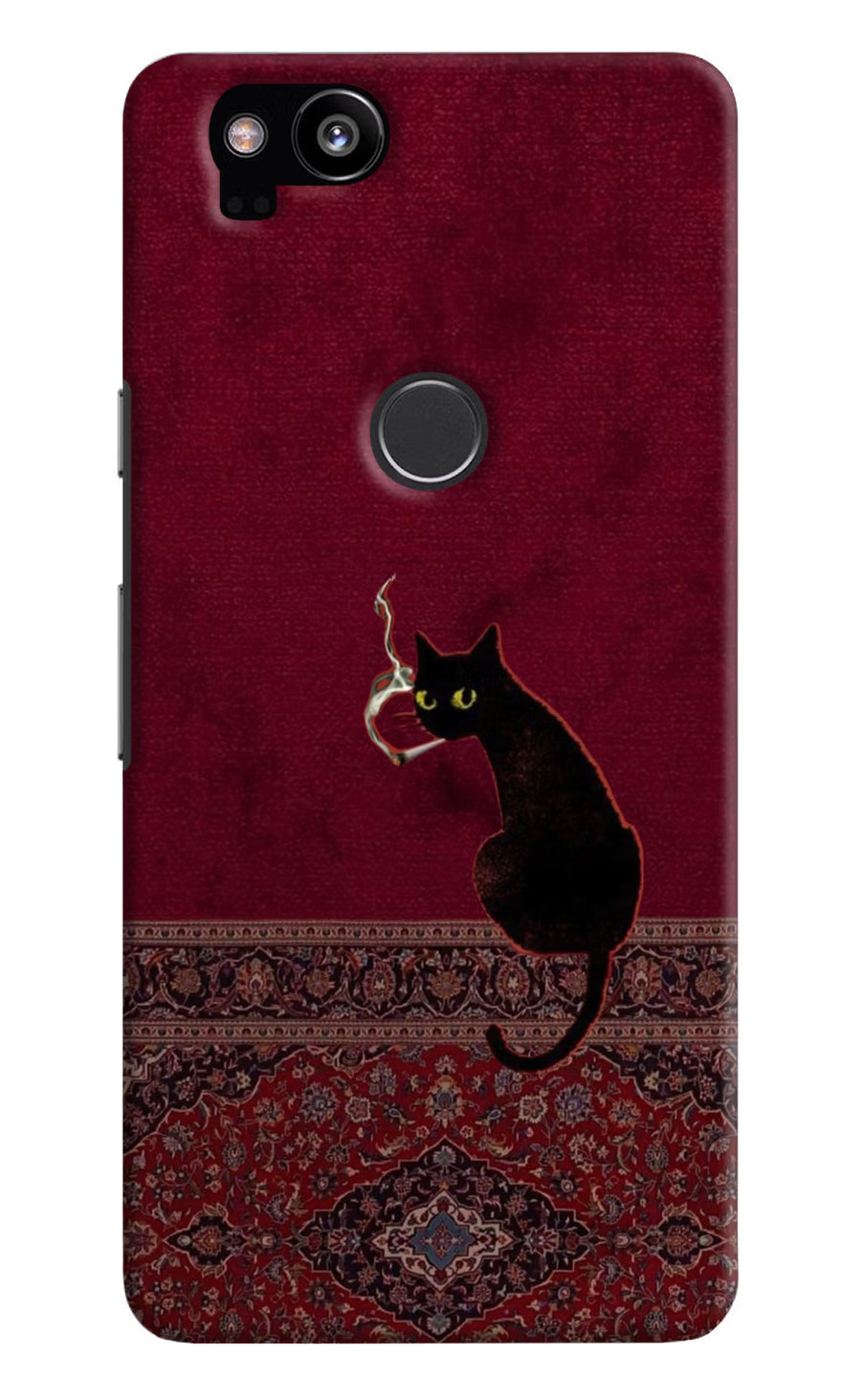 Midnight Cat Google Pixel 2 Back Cover, Hard case