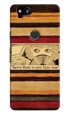 Vinyl Stripes Google Pixel 2 Hard Case Back Cover by Casekaro