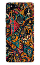 Folk Print Google Pixel 2 Back Cover
