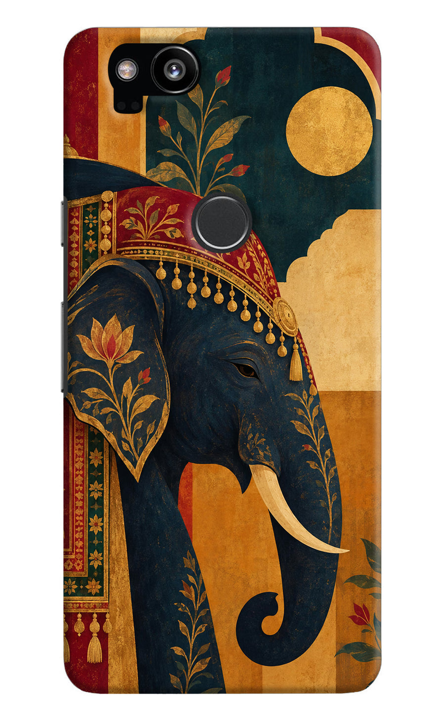 Royal Elephant Google Pixel 2 Back Cover, Hard case