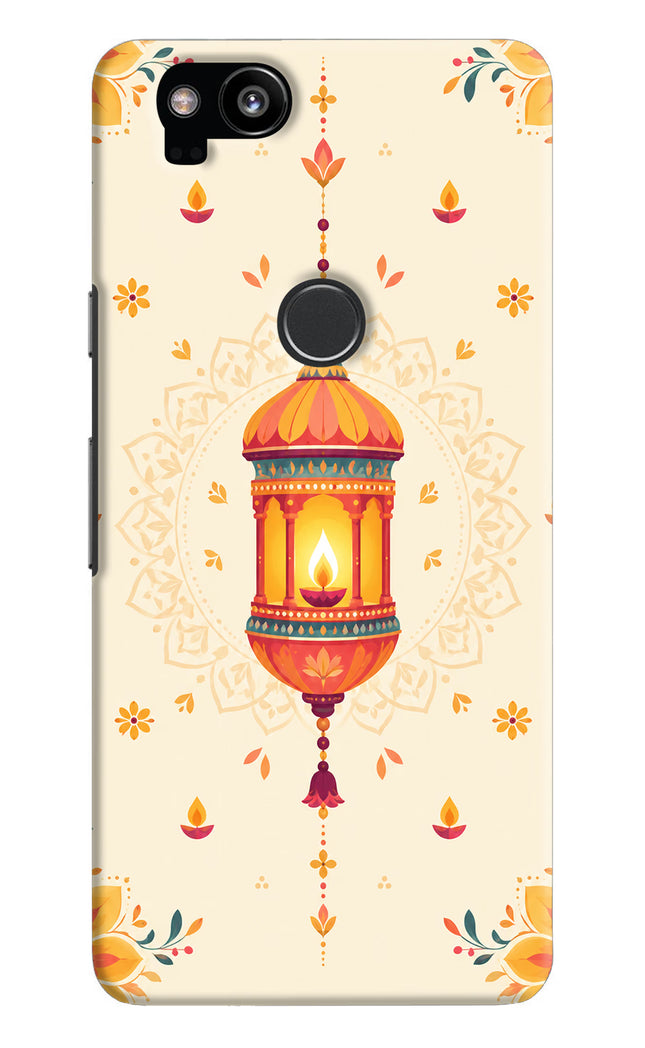 Golden Lantern Google Pixel 2 Hard Case Back Cover by Casekaro