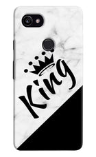 King Google Pixel 2 XL Hard Case Back Cover by Casekaro