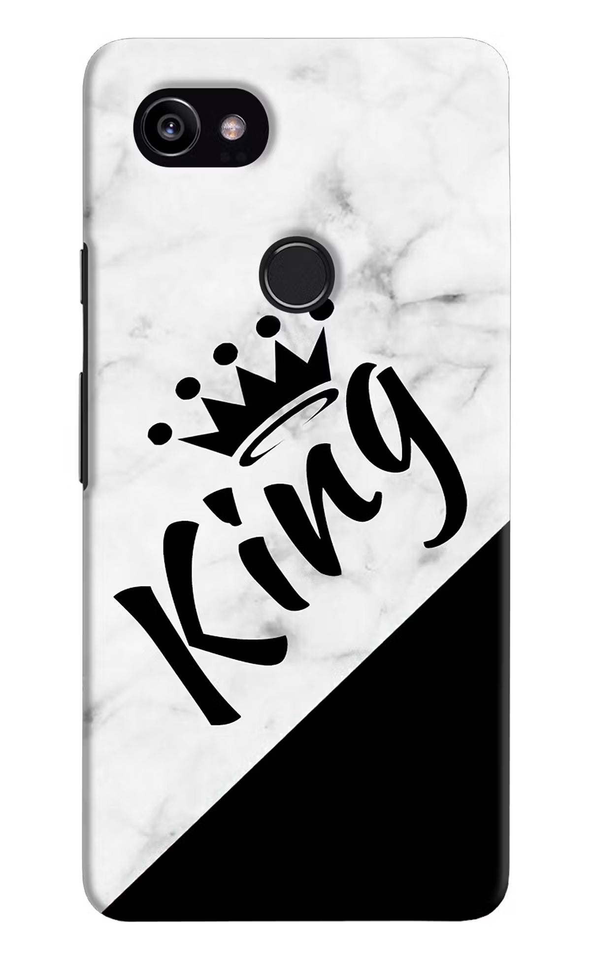 King Google Pixel 2 XL Hard Case Back Cover by Casekaro