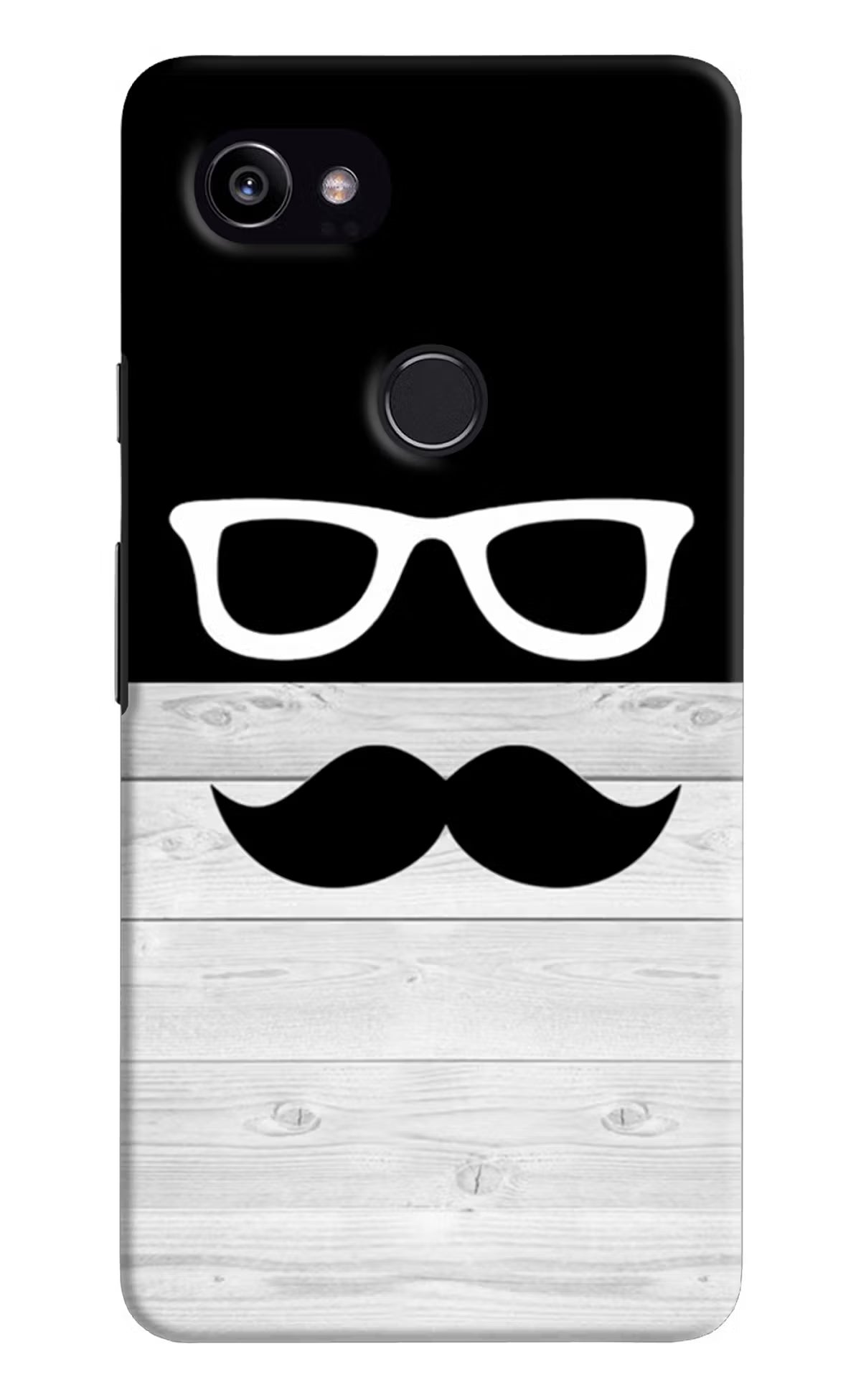 Mustache Google Pixel 2 XL Hard Case Back Cover by Casekaro