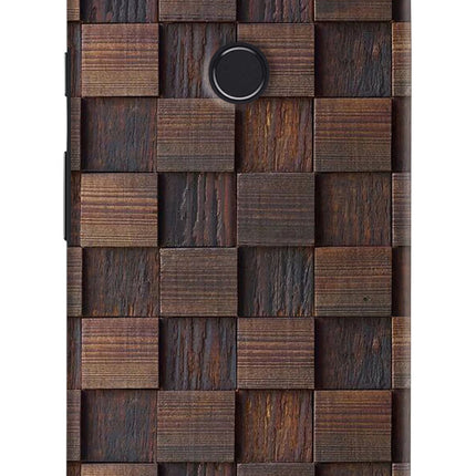 Wooden Cube Design Google Pixel 2 XL Hard Case Back Cover by Casekaro